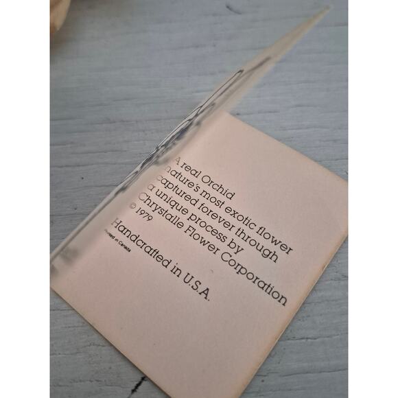 Vintage Real Orchid Stick Pin - Picture 2 of 5